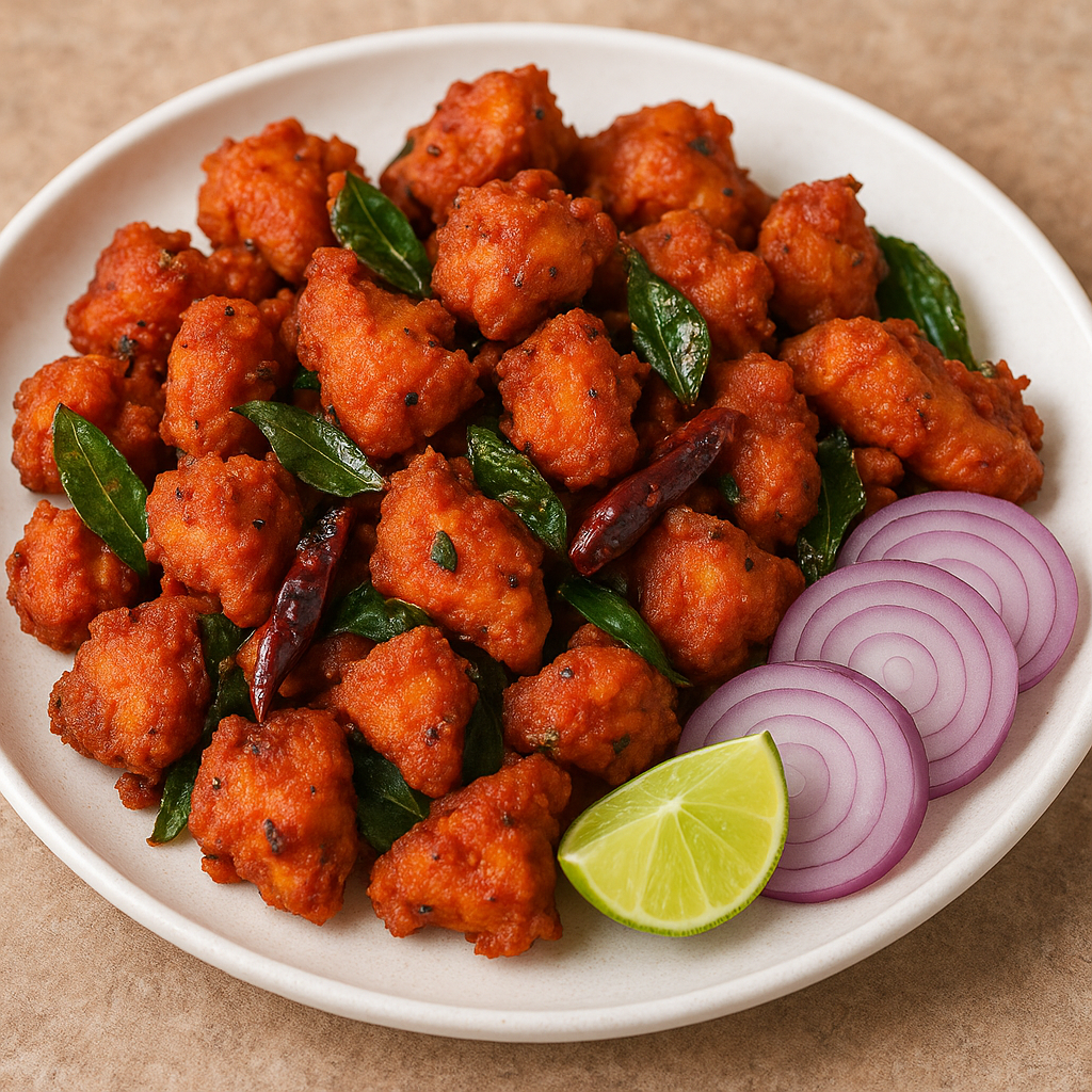 Hyderabad Chicken 65 (wet) at Jai Indian Kitchen Centerton AR