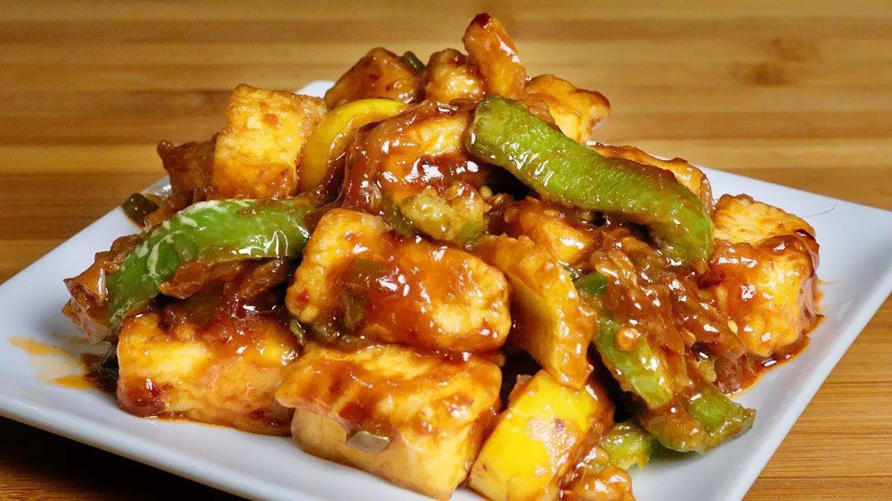 Chilli Paneer at Jai Indian Kitchen Centerton AR