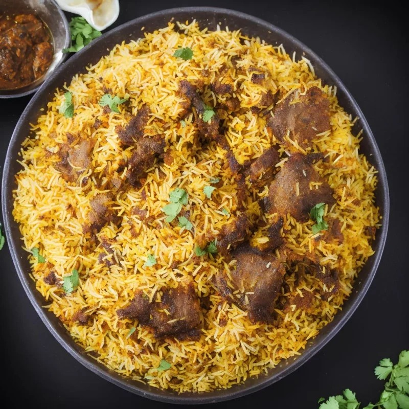 Goat Dum Biryani at Jai Indian Kitchen Centerton AR