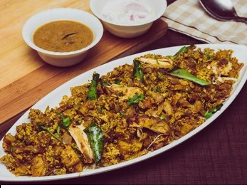 Egg Kuthu Parotta at Jai Indian Kitchen Centerton AR
