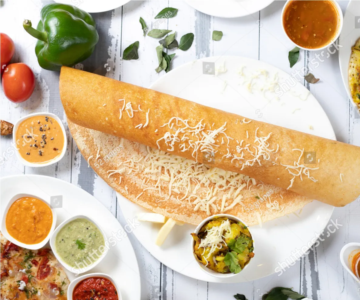 Cheese Dosa at Jai Indian Kitchen Centerton AR