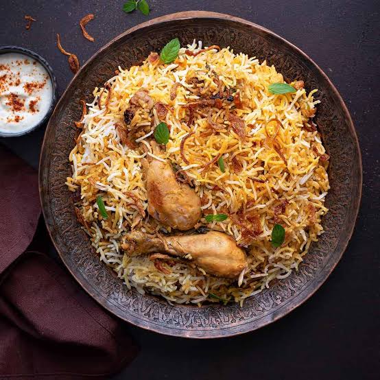 Vijayawada Special Chicken Biryani at Jai Indian Kitchen Centerton AR