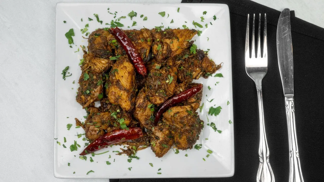 Chicken Sukka at Jai Indian Kitchen Centerton AR