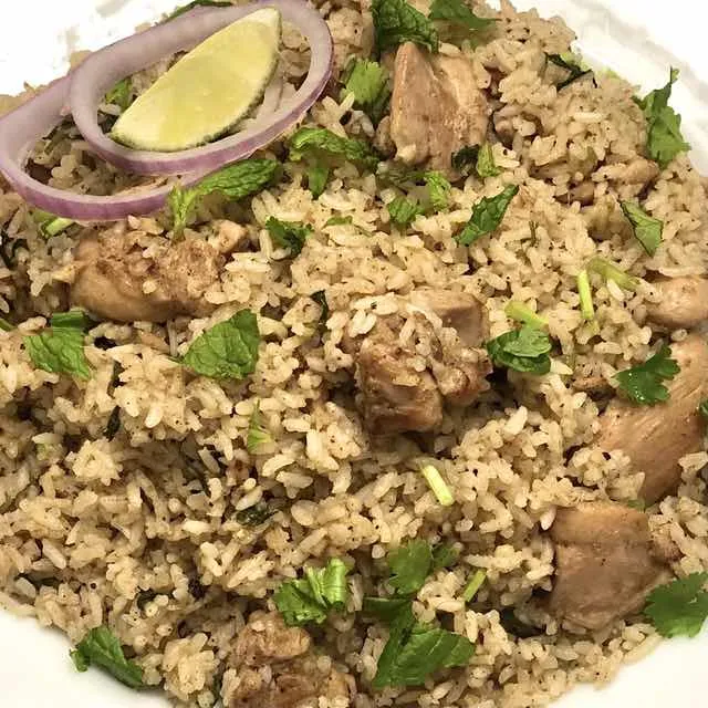 Dindigul Thalapakatti Chicken Biryani at Jai Indian Kitchen Centerton AR