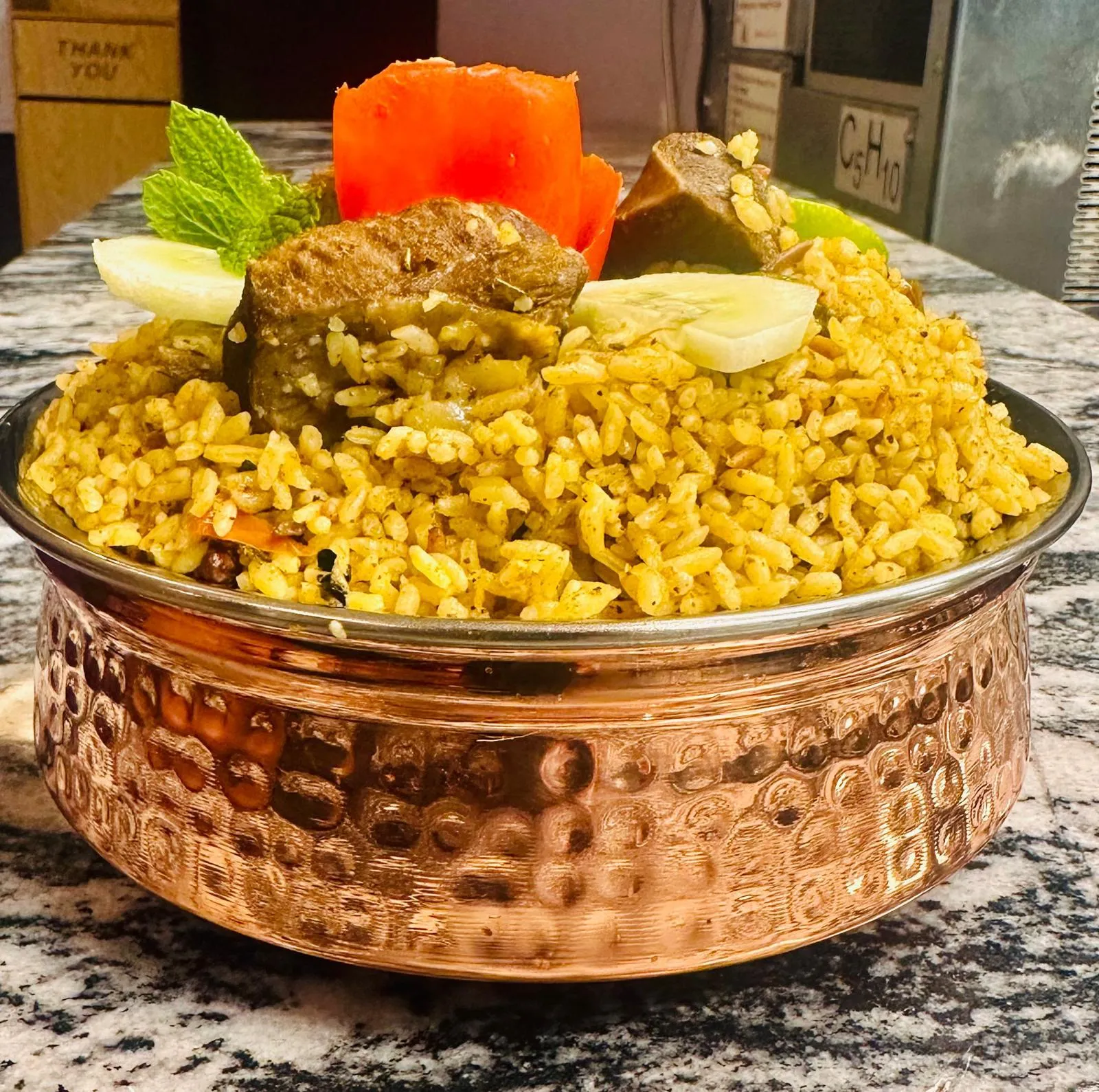Dindigul Thalapakatti Mutton Biryani at Jai Indian Kitchen Centerton AR