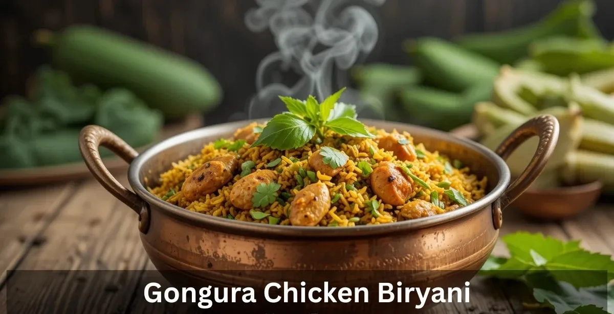 Gongura Chicken Biryani at Jai Indian Kitchen Centerton AR