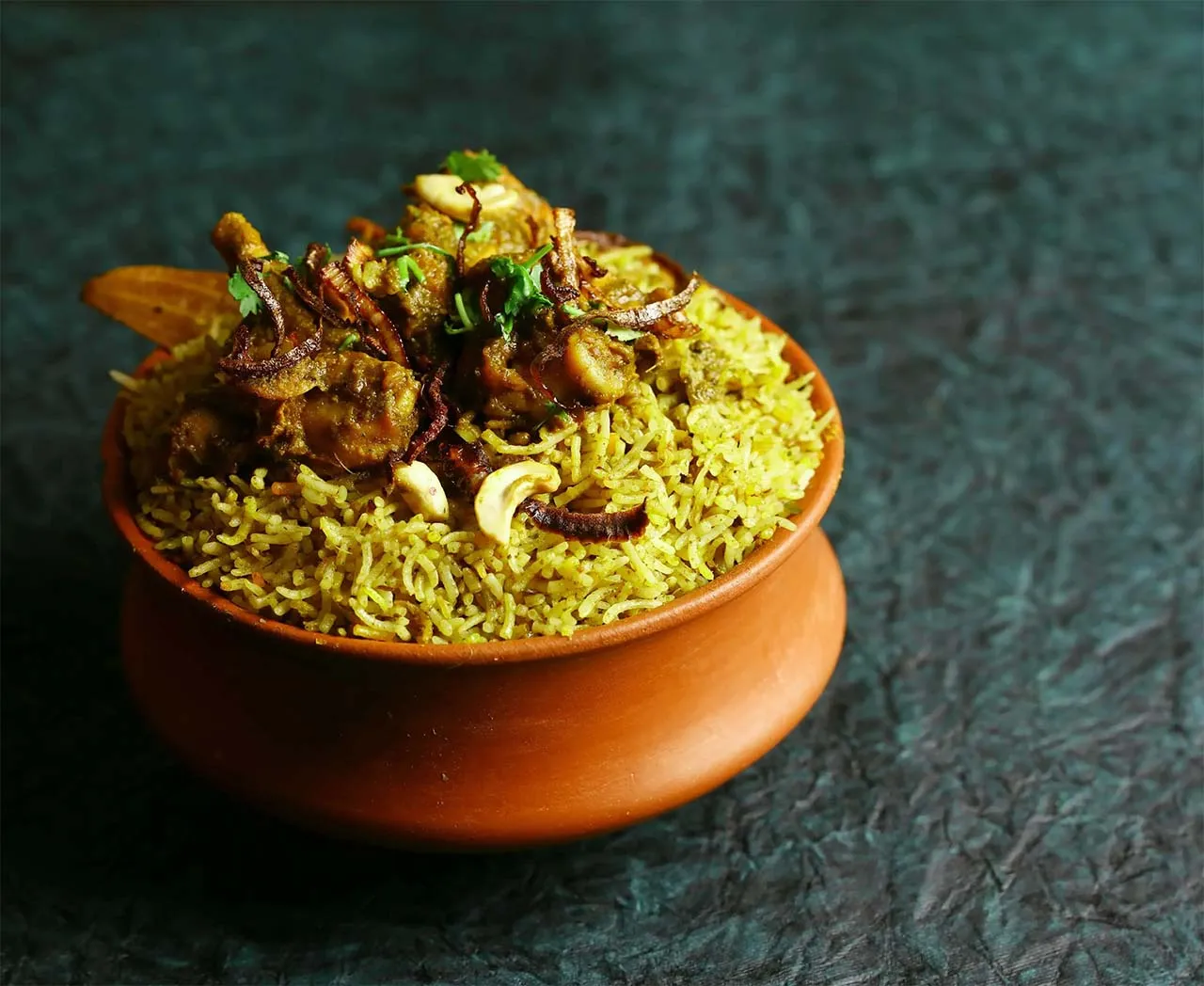 Gongura Chicken Pulav at Jai Indian Kitchen Centerton AR
