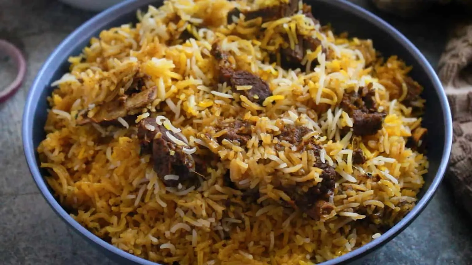 Gongura Mutton Biryani at Jai Indian Kitchen Centerton AR