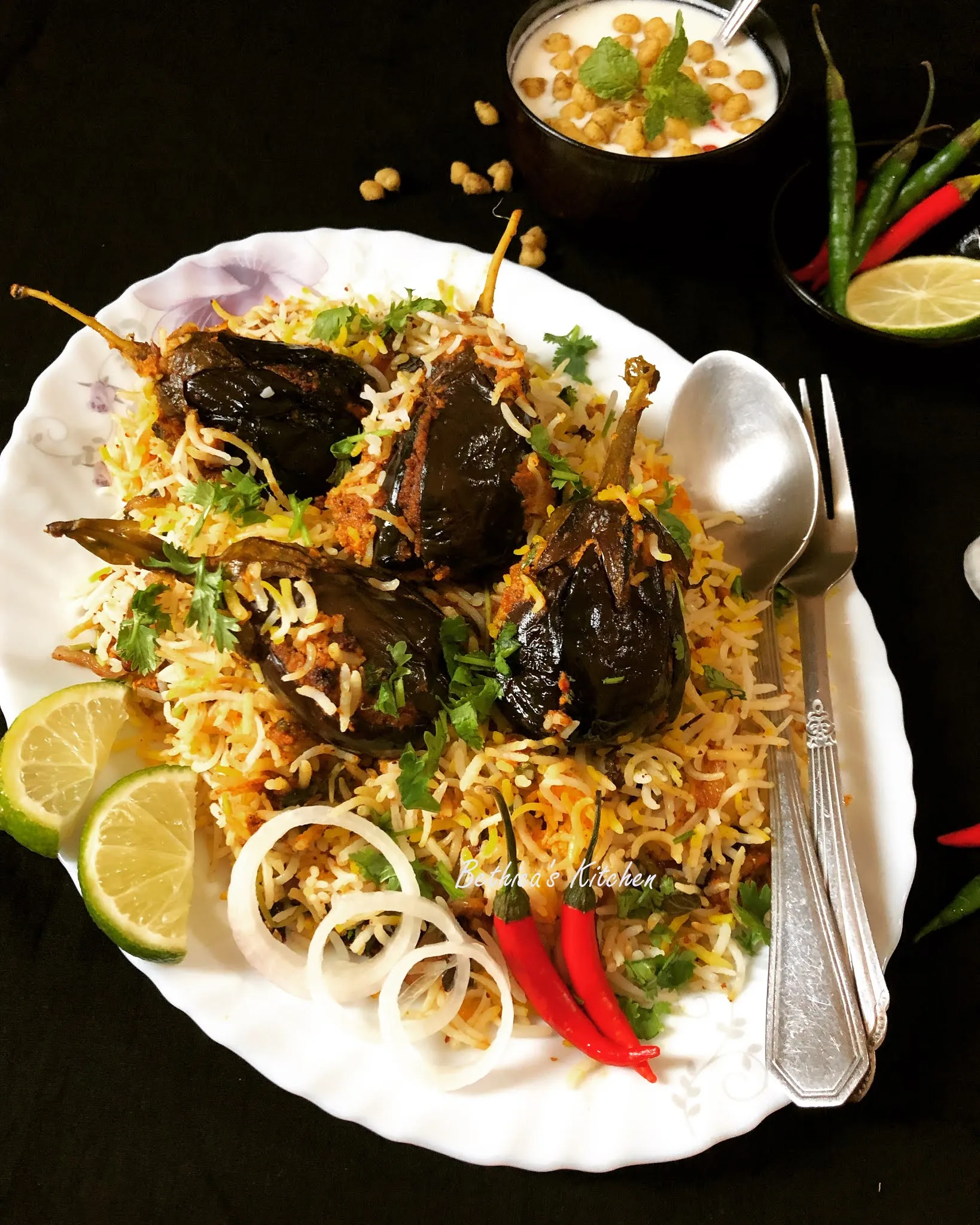 Gutti Vankaya Biryani at Jai Indian Kitchen Centerton AR