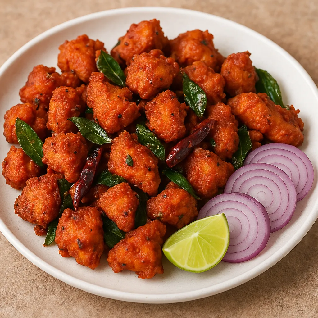 Hyderabad Chicken 65 (wet) at Jai Indian Kitchen Centerton AR