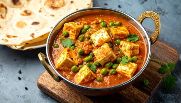 Mutter Paneer at Jai Indian Kitchen Centerton AR