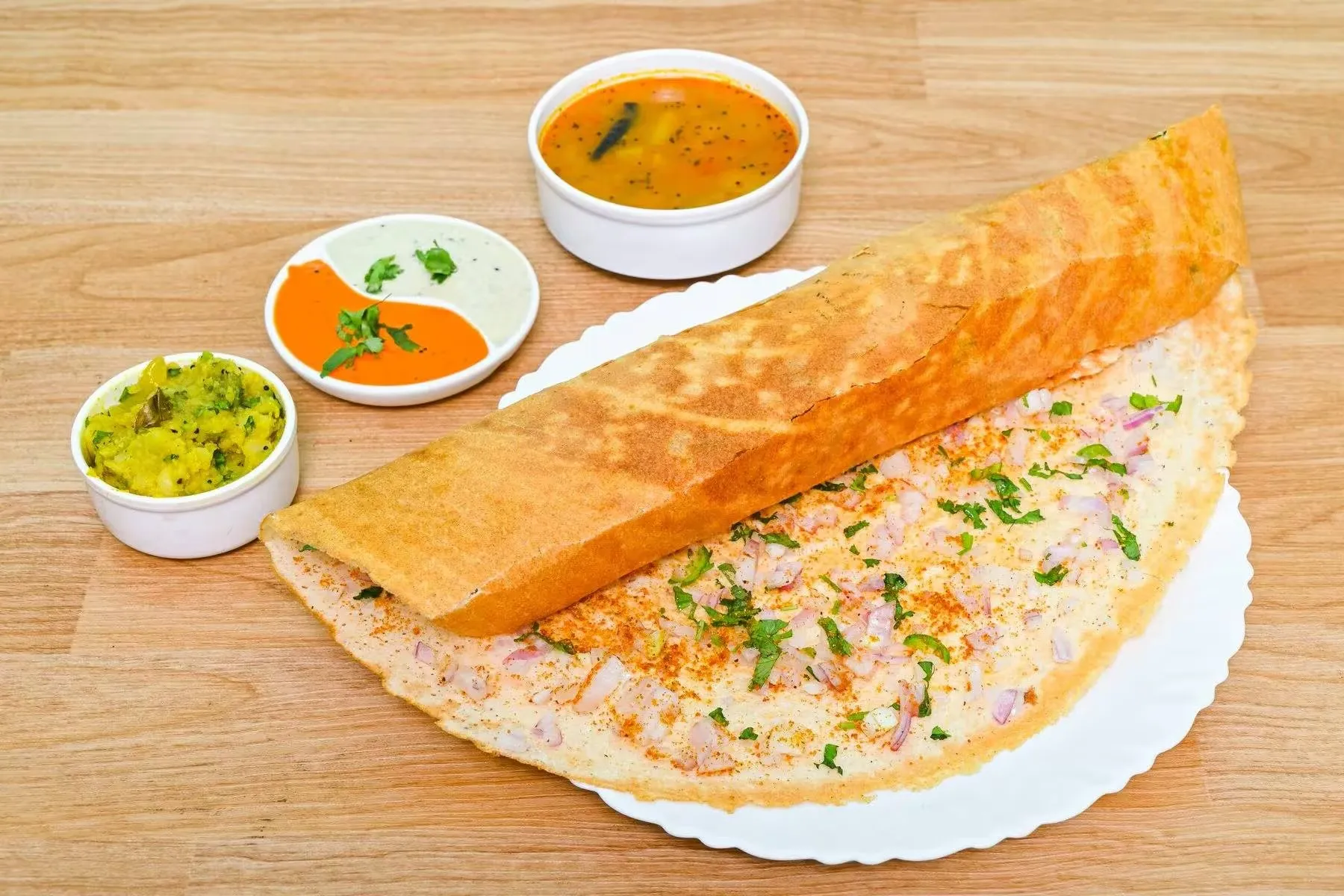Onion Masala Dosa at Jai Indian Kitchen Centerton AR