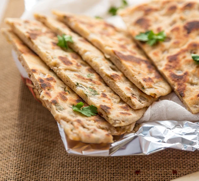 Pyaaz Naan at Jai Indian Kitchen Centerton AR