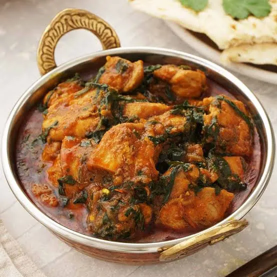 Saag Chicken at Jai Indian Kitchen Centerton AR