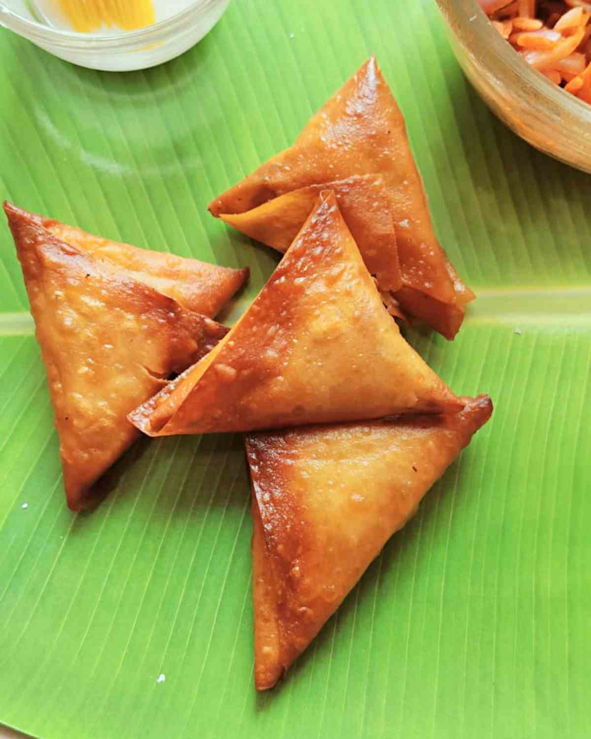 Onion Samosa at Jai Indian Kitchen Centerton AR