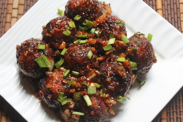Veg Manchurian at Jai Indian Kitchen Centerton AR