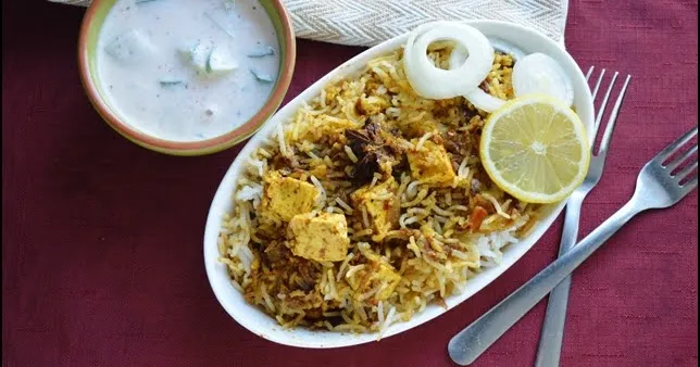 Vijayawada Paneer Pulav at Jai Indian Kitchen Centerton AR