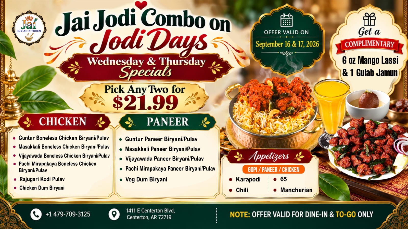 Jai Jodi Combo on Jodi Days