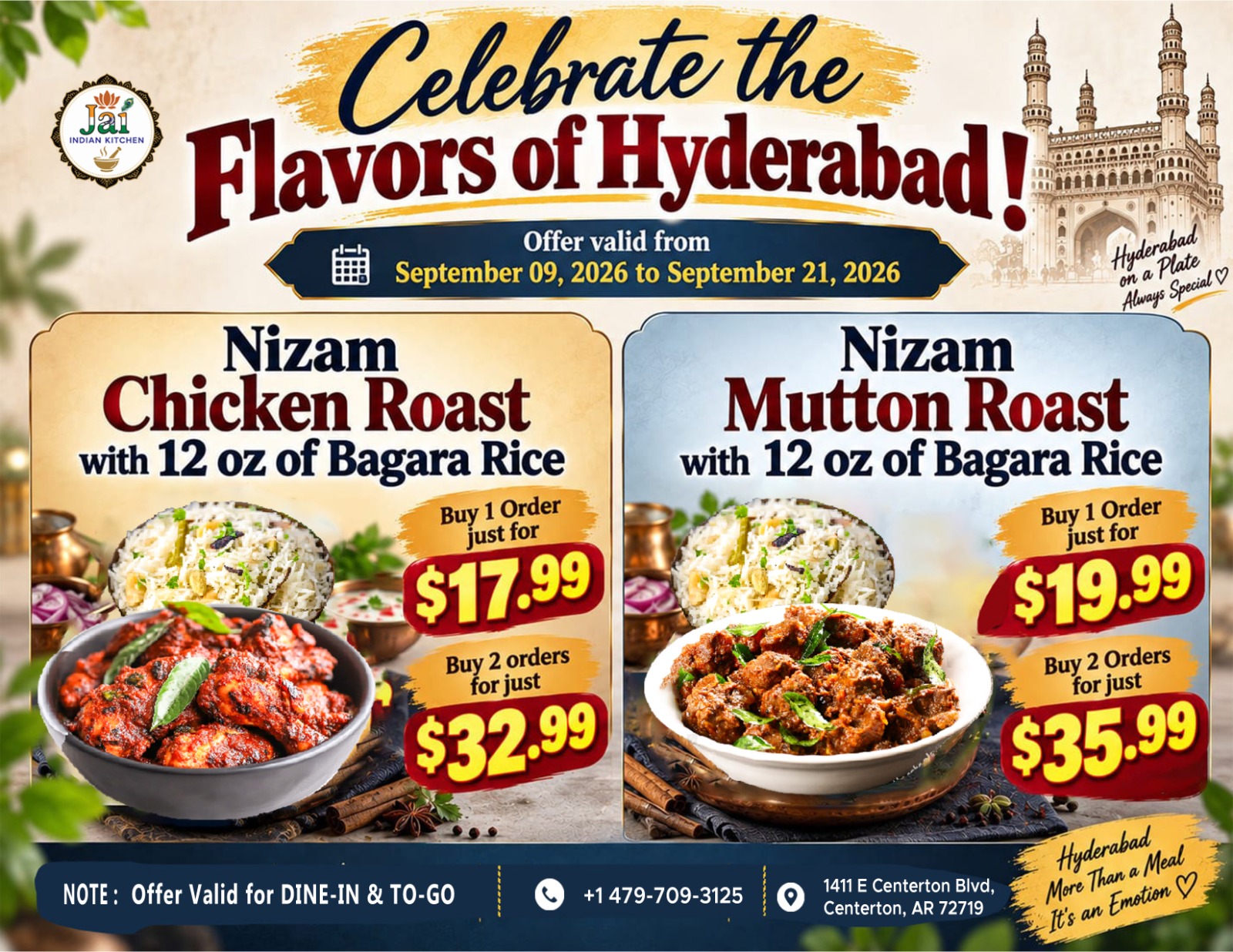 Celebrate the Flavors of Hyderabad