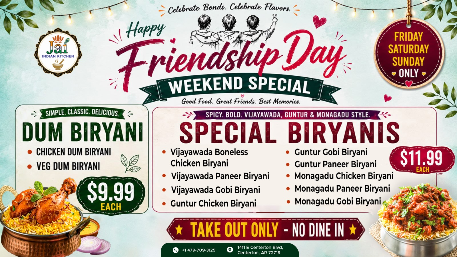 Friendship Day Weekend Special