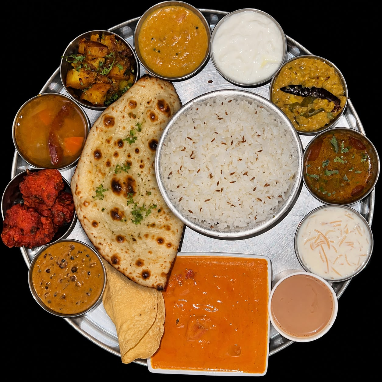 North Indian Special Lunch Thali