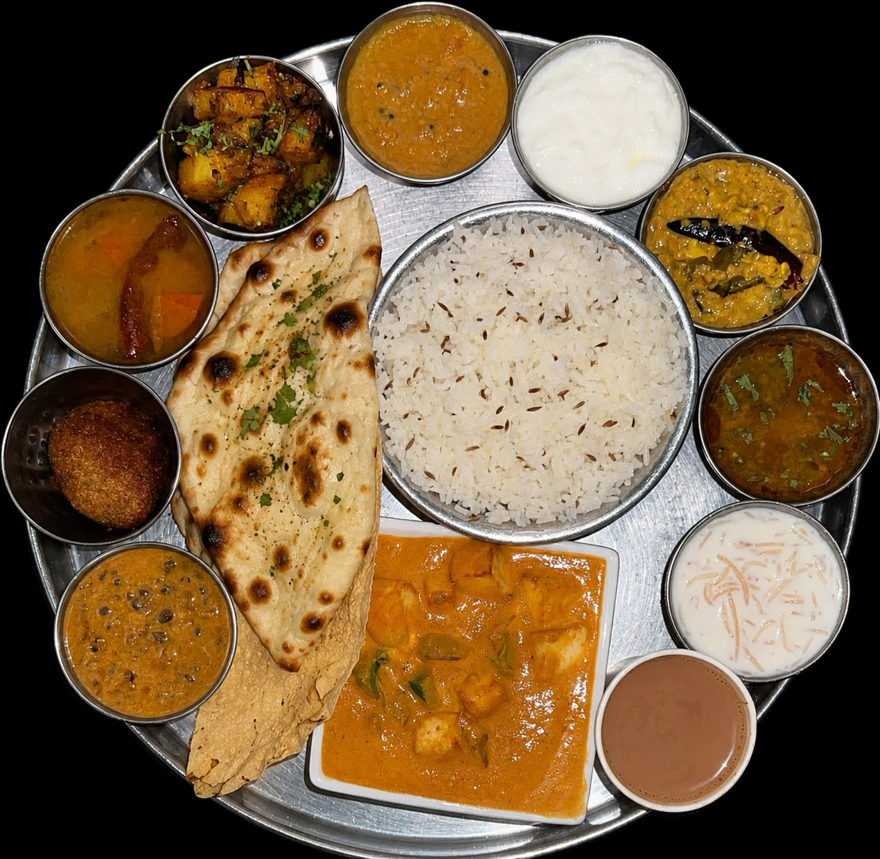 North Indian Special Lunch Thali